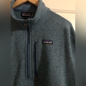 PATAGONIA Men's Stonewash Early Teal Better Sweater® 1/4-Zip Fleece Pullover